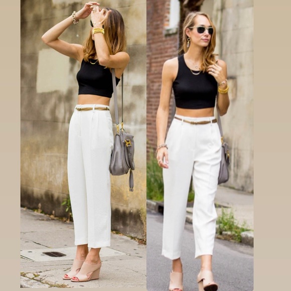 NEW Van Heusen white original fit crop size 2 - Picture 1 of 15